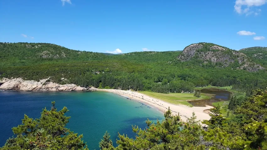 Sand Beach in Acadia National Park