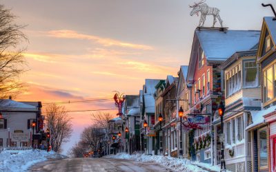 winter at Bar Harbor